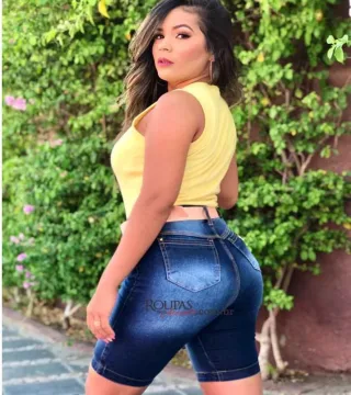 Bermuda Jeans Feminina