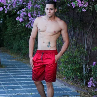 Bermuda Masculina Tactel Grosso Estampada
