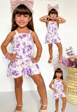 Macaquito Infantil Menina Estampado