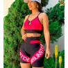 Conjunto Fitness Graciane Top E Short Com Detalhes