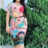 Vestido Midi Tubinho Com Cinto