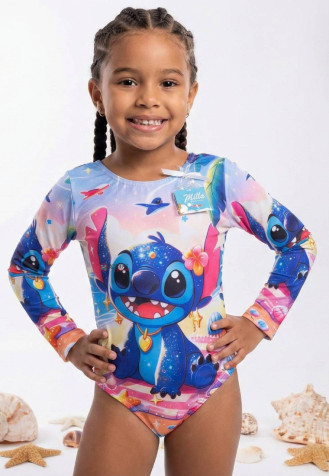 Maio Infantil Manga Longa Personagens