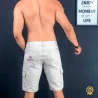 Bermuda Cargo Masculina Sarja Lisa