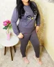 Conjunto Feminino Moletom Cal�a E Blusa