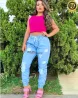 Cal�a Jogger Feminina Jeans
