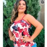 Blusa Alcinha Em Malha Leila Estampada
