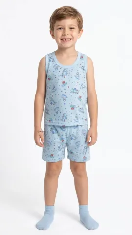 Pijama Short e Regata Infantil