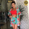 Conjunto Kimono E Short Viscose