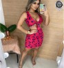 Conjunto Suplex Cropped E Saia Ingrid