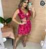 Conjunto Suplex Cropped E Saia Ingrid