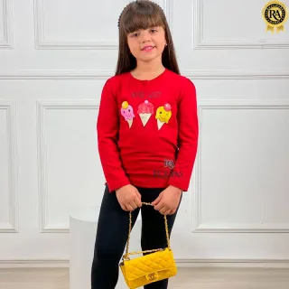 Blusa Manga Longa Infantil Cotton