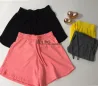 Short Colorido Feminino Liso