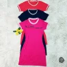 Vestido Basico Com Manga