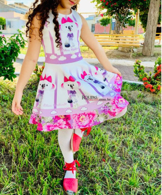 Vestido Infantil Neoprene Isabella