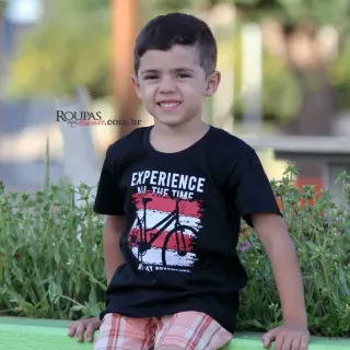 Camisa Infantil Algod�o Com Estampas