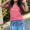 Blusas Com Pedraria e Aplica��es