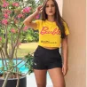 Blusa Cropped com estampas