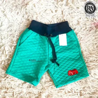 Bermuda Matelass� Infantil Com Bolso