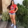 Blusas Tshirts Em Algod�o,