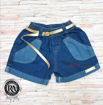 Short Jeans Infantil Feminino Varios Modelos