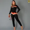 Conjunto Manga Longa Cal�a E Blusa Com Detalhes