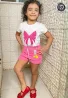 Short Saia Infantil Em Matelass�