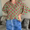 Blusa Viscose Estampada Feminina