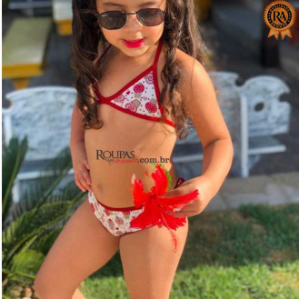 Biqu�ni Infantil com Calcinha Fechada
