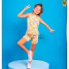 Conjunto Infantil Blusa Peplum E Short Luana