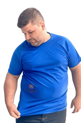 Camiseta Academia Masculina Plus Size