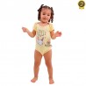Body Menina Infantil Cotton Penteado