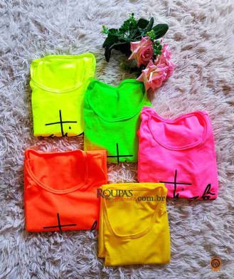 Vestido Curto Neon Atacado