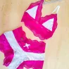 Conjunto Lingerie Bicolor Renda