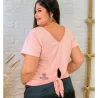 Blusa Feminina Plus Size Lisa Em Suede