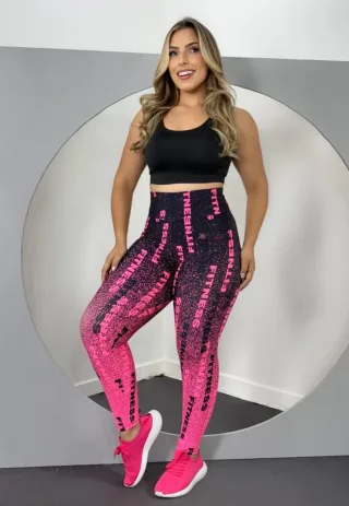 Cal�a Feminina Estampada Barrada