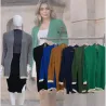 Cardigan Tricot Feminino Liso