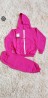 Conjunto Moletom Infantil Feminino Ziper e Capuz