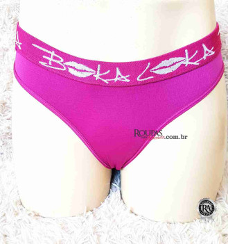 Calcinha de Microfibra Boca Loca