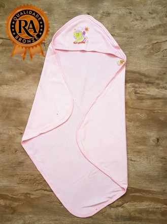 Toalha de banho Rec�m Nascido com Capuz