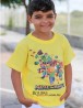 Camisa Algod�o Infantil Personagens 3 a 9 anos