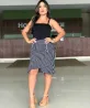 Saia com Babado Listrada