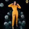 Conjunto Karina Manga Longa Cal�a E Blusa Com Babado