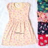 Vestido Estampado Infantil Com Manga