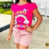 Blusa Infantil Feminina Com Aplica��es