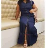 Vestido Jeans longo Evangelico