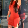 Vestido Feminino Adulto Caneladinho