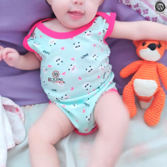 Body Beb� Estampado Menina