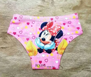 Calcinha infantil Sublimada Personagens