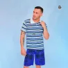 Camisa Polo Masculina Listrada