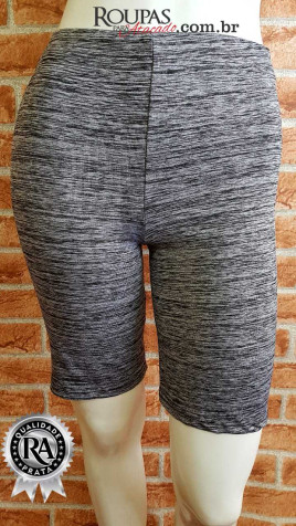 Short Curto Fitness Mesclado